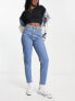 Levi's high waisted mom jeans in light wash