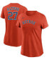 Women's Jose Altuve Orange Houston Astros Name and Number T-shirt