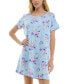 Women's Printed Short-Sleeve Sleepshirt