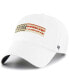 Men's White Washington Commanders Homeland Clean Up Adjustable Hat