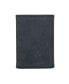 Men's Flag Embossed Leather Trifold Wallet