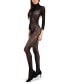 Комплект женского нижнего белья MeMoi womens Wild Leopard Long Sleeve Seamless Body Stocking