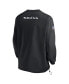 Men's Black Baltimore Ravens Sideline V-Neck Pullover Windbreaker