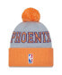 Men's Orange, Gray Phoenix Suns Tip-Off Two-Tone Cuffed Knit Hat with Pom