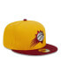 Men's Yellow, Red Phoenix Suns Fall Leaves 2-Tone 59FIFTY Fitted Hat