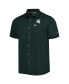 Men's PFG Green Michigan State Spartans Slack Tide Camp Button-Up Shirt