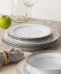 Crestwood Platinum Set of 4 Dinner Plates, Service For 4