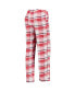 Женская пижама Concepts Sport Womens Red and Navy Washington Nationals Accolade Flannel Pants