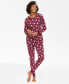 Family Pajamas Women's 2-Pc. Gnomes Cotton Family Holiday Pajamas, Created for Macy's