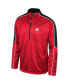 Men's Scarlet Rutgers Scarlet Knights Marled Half-Zip Jacket