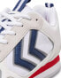 Hummel Fallon trainers in white and blue