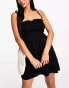 Esmee strappy beach summer dress in black