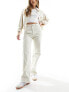 JJXX straight fit high waisted jeans in white