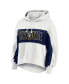 Women's Oatmeal Milwaukee Brewers Up for It Fleece Pullover Hoodie