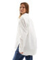 HUGO RED relaxed shirt in white