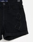 Hollister ripped short in black