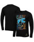 Men's Black Charlotte FC Papel Picado Long Sleeve T-shirt