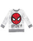 Boys Spider-Man Fleece Sweatshirt and Pants Outfit Set to (2T - 14-16)