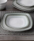 Colorscapes Layers Square Dinner Plate Set of 4, 10.75"