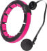 HMS HHM16 HULA HOP BLACK/PINK Z MAGNESAMI I OBCIĄŻNIKIEM + LICZNIK HMS