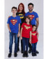 Toddler Boys Justice League Batman Superman Wonder Woman Matching Family T-Shirt to Adult