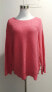 Charter Club Women's Scoop Neck Sweater Embellished Button Hem Pink XS