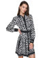 Women's Herringbone-Print Shirtdress