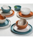 Rollo Mixed 16-PC Dinnerware Set, Service for 4