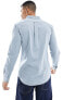 Farah cotton long sleeve shirt in blue