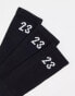 Jordan Essentials 3 pack length socks in black