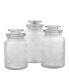 Glass Canister, Set of 3