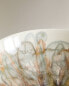 Stoneware salad bowl with pattern