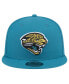 Men's Teal Jacksonville Jaguars Throwback Logo Standard 9FIFTY Snapback Hat