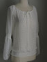 Топ Laundry By Shelly Segal Jacquard Peasant White 10