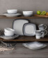 Colorscapes Layers 12 Piece Square Dinnerware Set