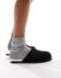 UGG scuff slippers in black suede