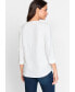 Women's 100% Cotton 3/4 Sleeve Tunic Tee