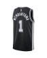 Men's and Women's Victor Wembanyama Black San Antonio Spurs 2023 NBA Draft First Round Pick Swingman Jersey - Icon Edition