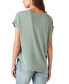 Women's Short Sleeve Sandwash Dolman Tee