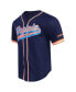 Men's Navy Virginia Cavaliers Mesh Full-Button Replica Baseball Jersey