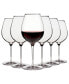 Set of 6 Bold & Powerful Wine Glasses