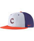 Men's White Clemson Tigers Aero True Baseball Performance Fitted Hat