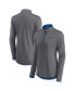 Women's Gray Florida Gators Corner Quarter-Zip Top