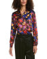 Johnny Was Blooms Silk Shirt Women's