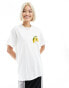 ASOS DESIGN oversized t-shirt with amalfi lemon graphic in white