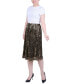 Petite Knee Length Sequined Skirt