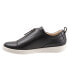 Trotters Anika T2173-001 Womens Black Narrow Leather Lifestyle Sneakers Shoes 8