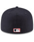 Men's Navy California Angels Cooperstown Collection Wool 59FIFTY Fitted Hat