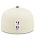 Men's Cream, Black Brooklyn Nets 2022 NBA Draft 59FIFTY Fitted Hat