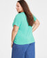 Plus Size Modal V-Neck T-Shirt, Created for Macy's